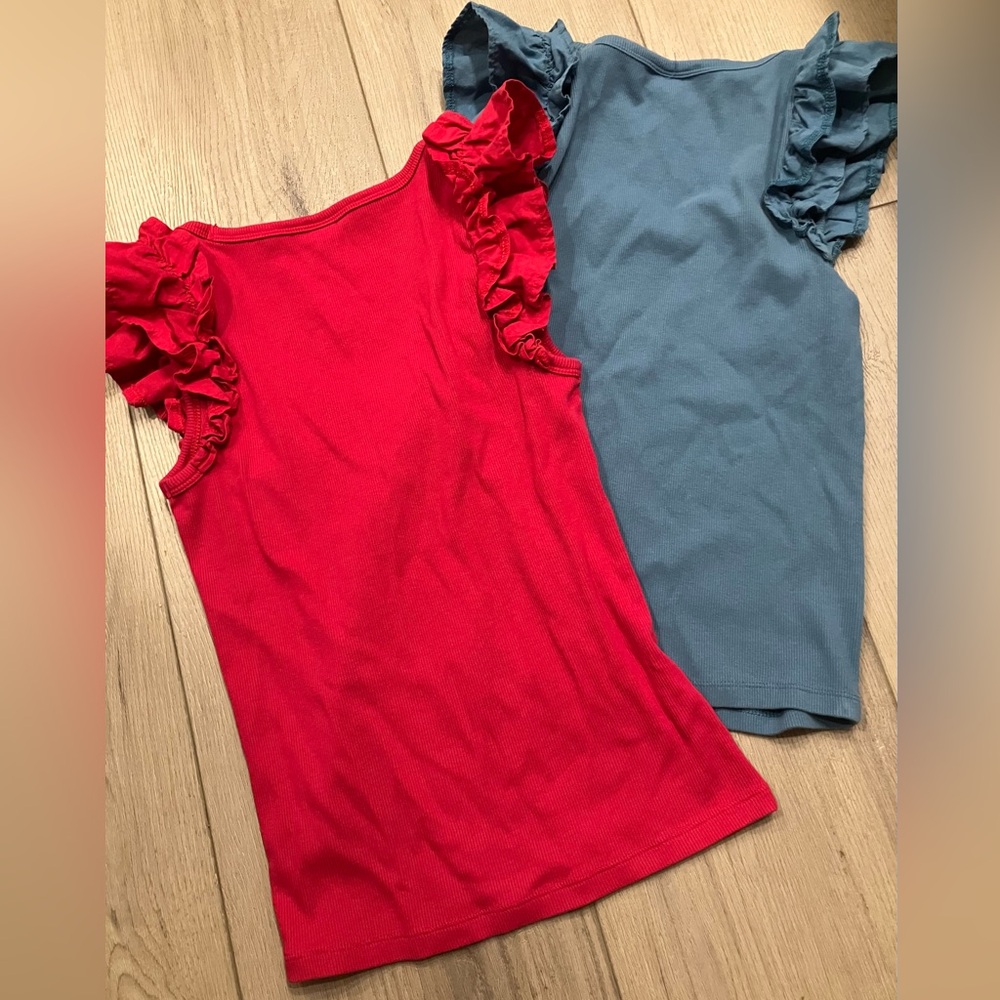 Old Navy Red and Blue Tops - Picture 3 of 3